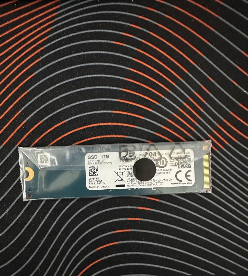 内蔵型SSD KIOXIA EXCERIA BASIC 1TB NVMe SSD