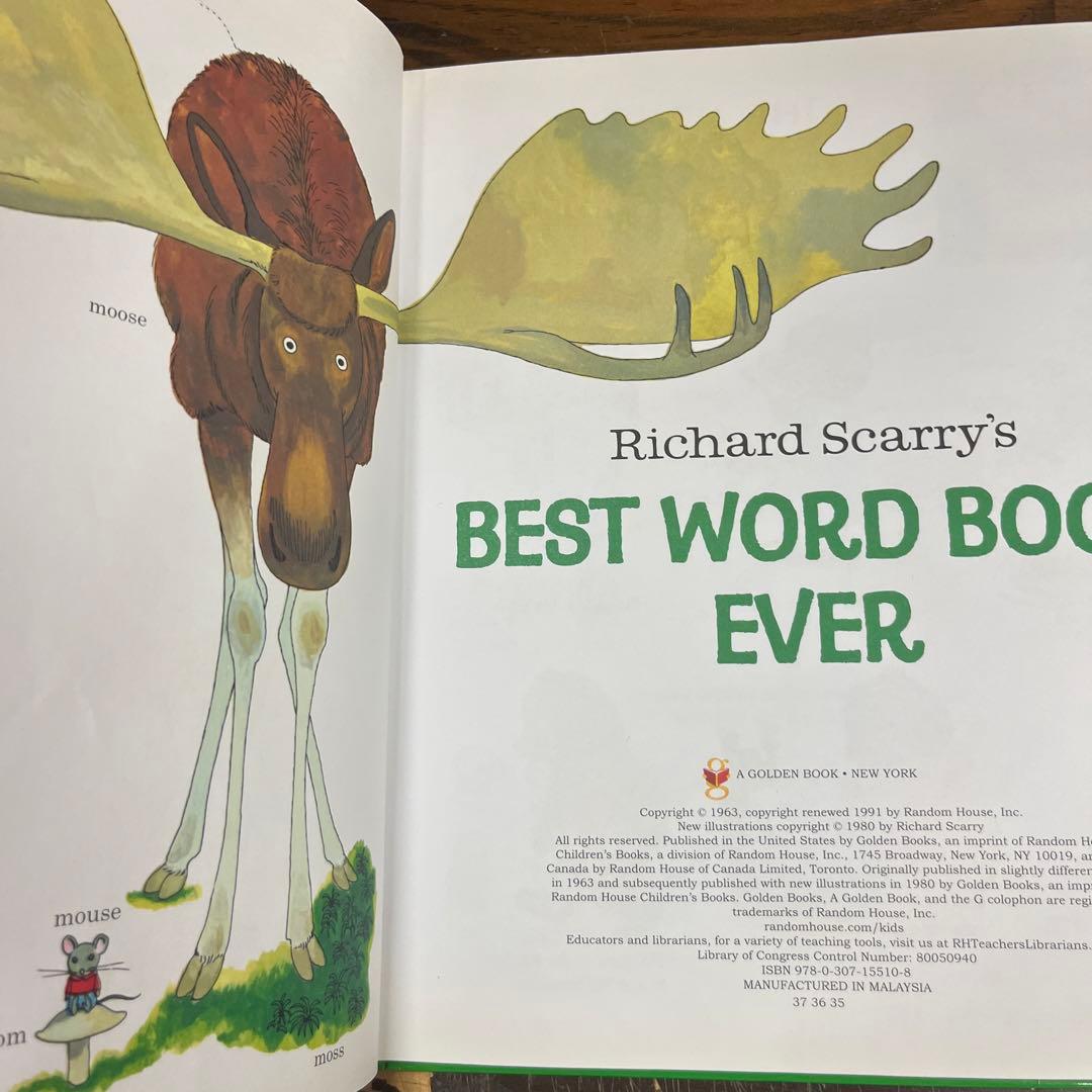 Richard Scarry's 英語の絵本　6冊