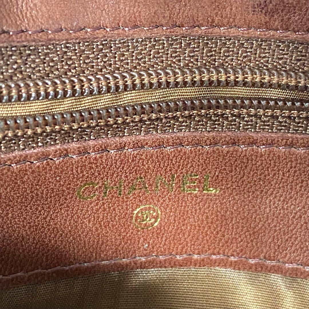 CHANEL 折り財布 キャビアスキン ココマーク ダブルホック コンパクト
