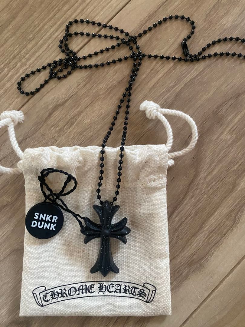 値下げ中　CHROME HEARTS シリコンネックレス　ラメ