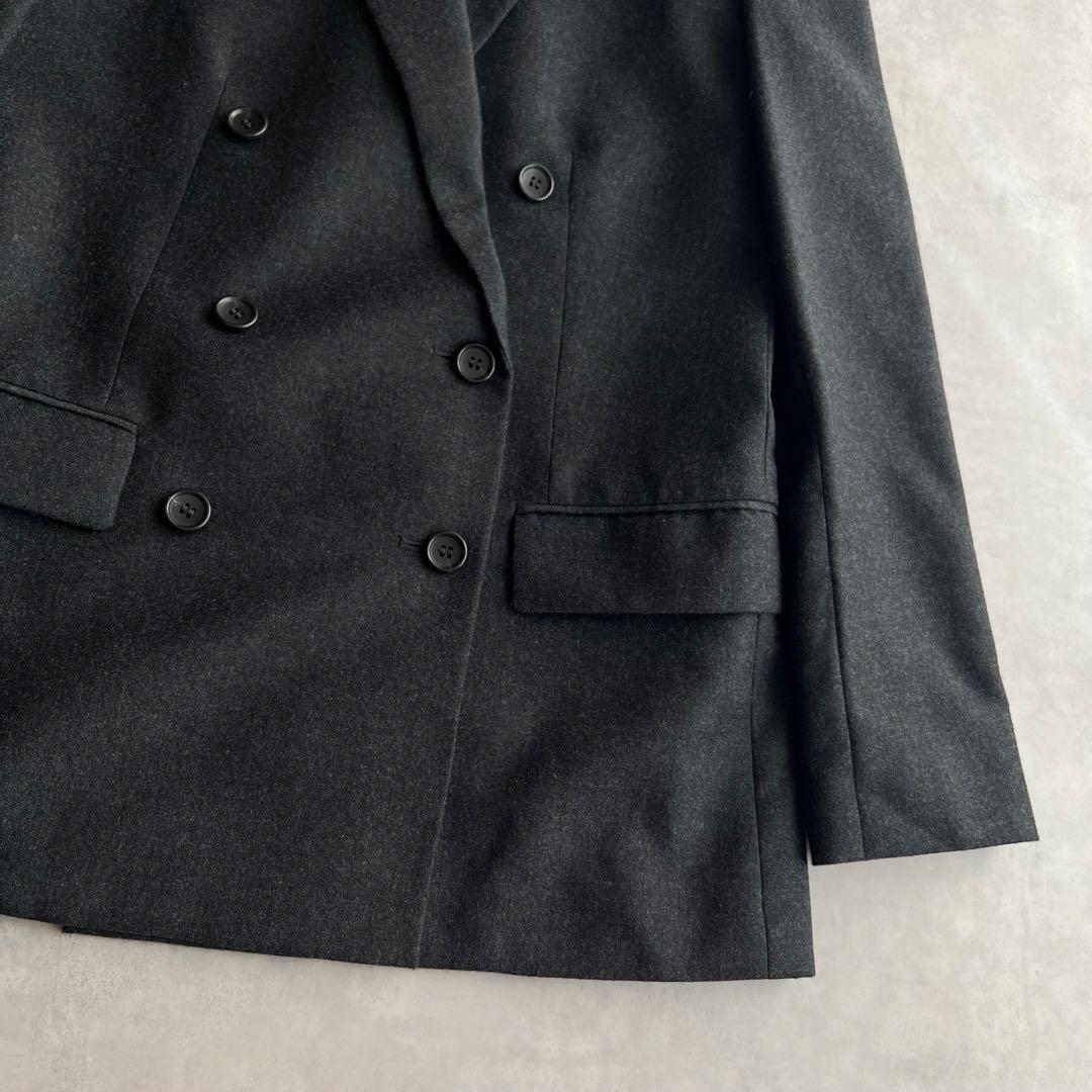 Theory SLEEK FLANNEL BOXY DB JKT ジャケット