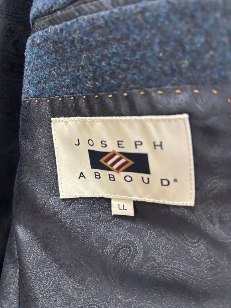 JOSEPH ABBOUD ネイビー テーラードジャケット LL
