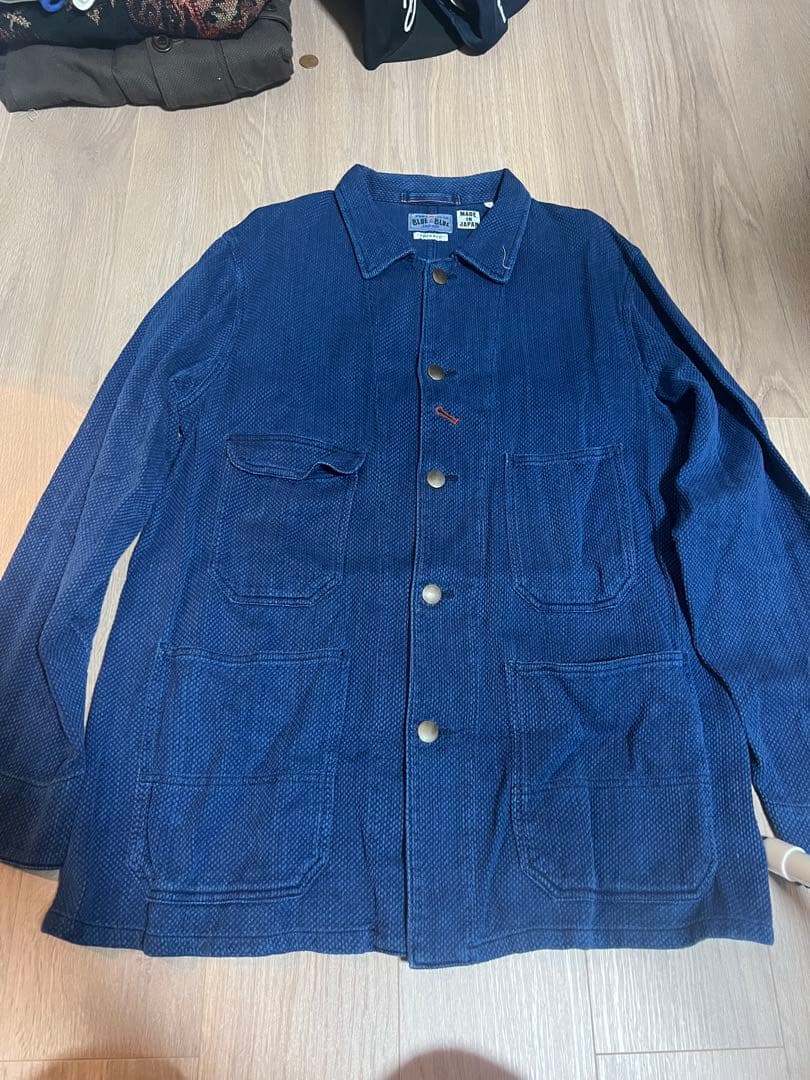 BLUE BLUE JAPAN ネイビー カバーオール M