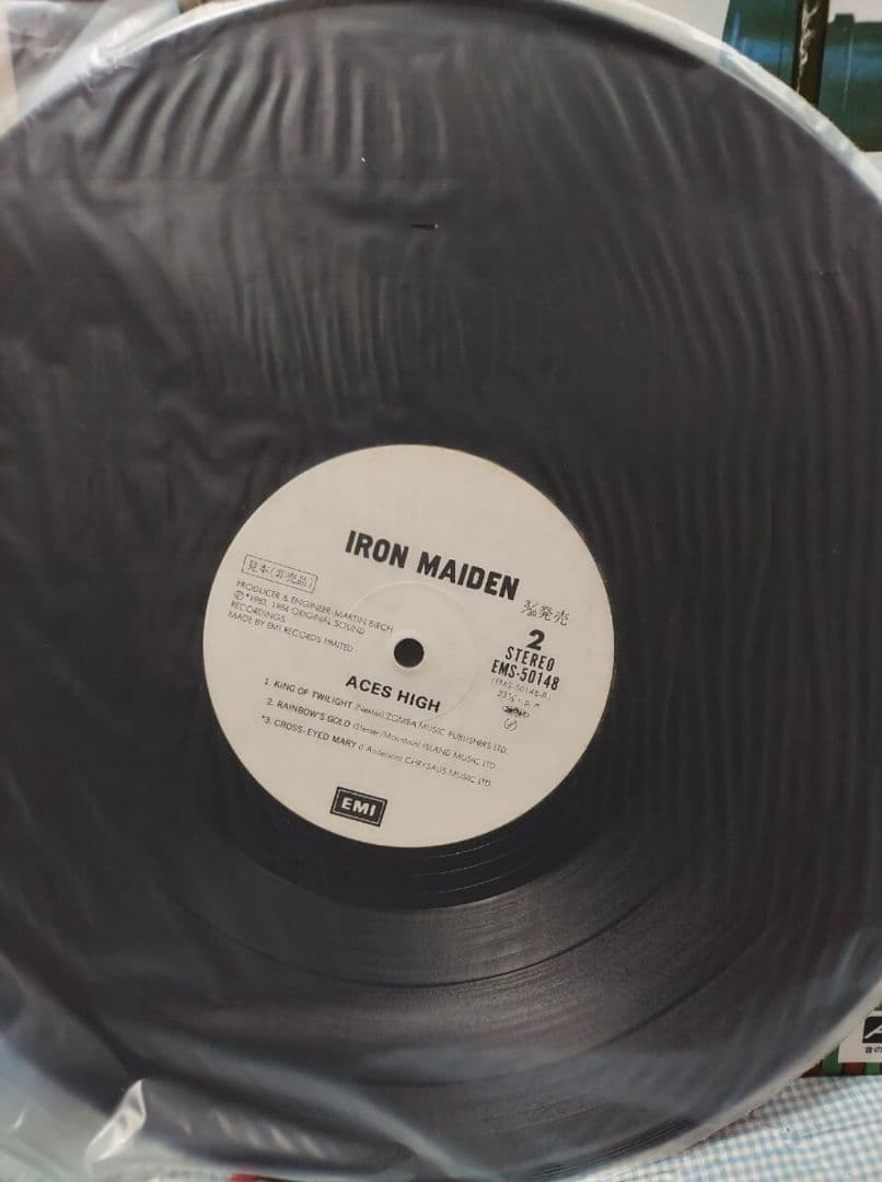 IRON MAIDEN ACES HIGH 見本盤 日本盤 promo 非売品