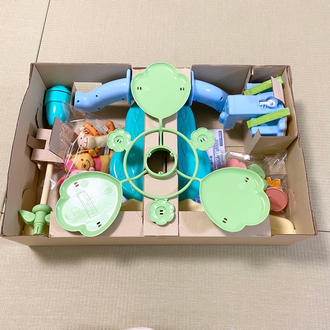 【美品】くまのプーさん えらべる回転 6WAYジムにへんしんメリー プーメリー