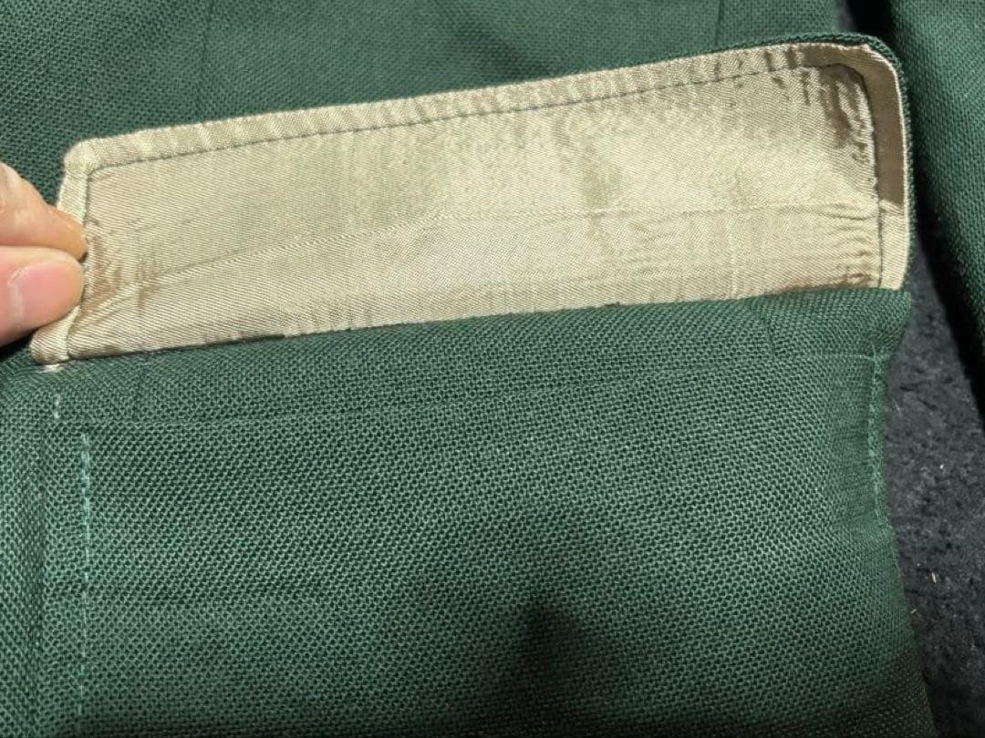 80's TAILORED IN U.S.A. 金ボタン緑ブレザー　ジャケット