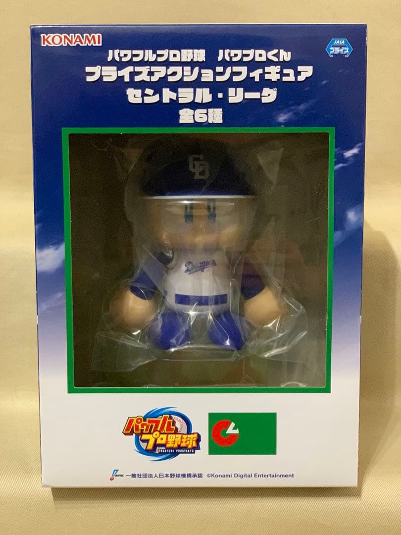 KONAMI パワプロくん アクションフィギュア セントラル・リーグ 全6球団