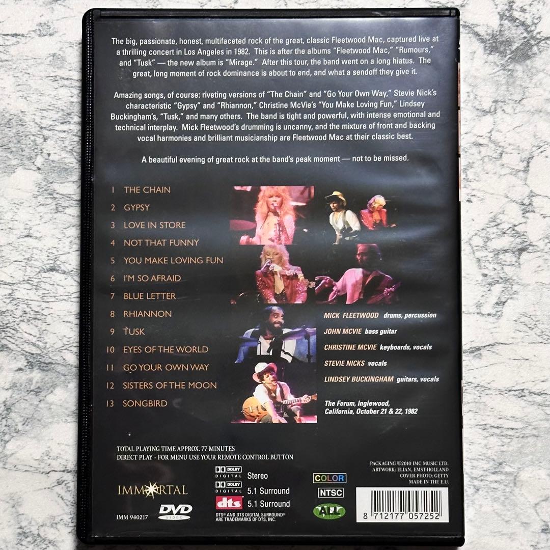 ミュージック ELEETWOOD MAC   IN CONCERT 1982  DVD