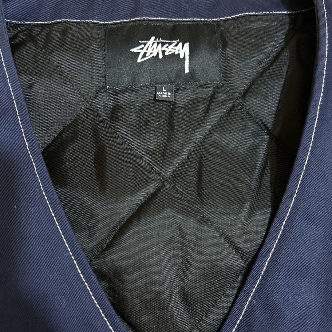 美品❗️ STUSSY ステューシー　セットアップ L ワーク 希少 ベスト