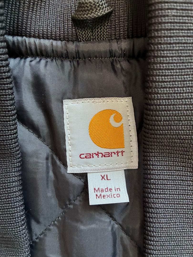 Carhartt カーハート　ダックベスト　ワークウェア　キルティング　ジップ