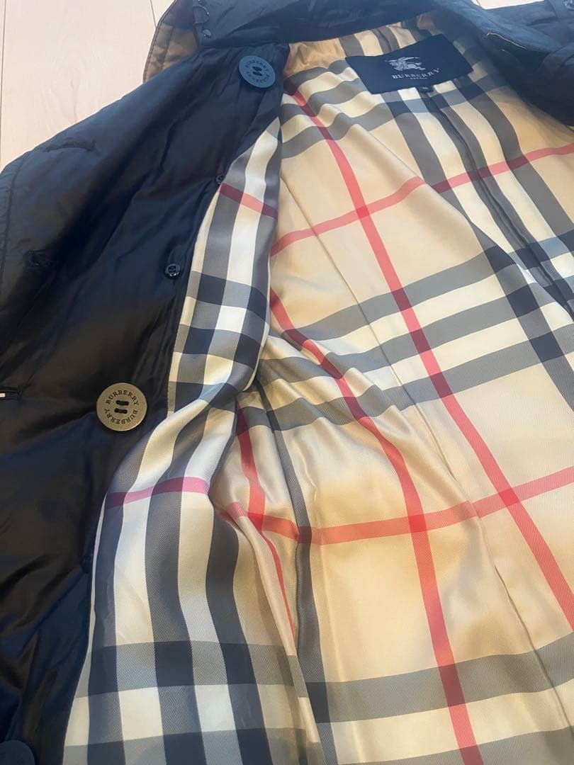 BURBERRY ブラック トレンチコート 38