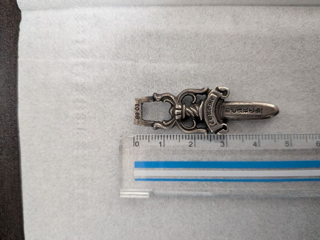 CHROME HEARTS ダガーペンダント＋タイニーレザーブレード ボロチップ
