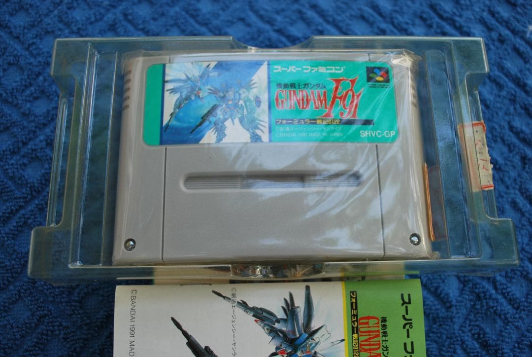 SFCソフト「機動戦士ガンダムF91」中古動作品の出品です。