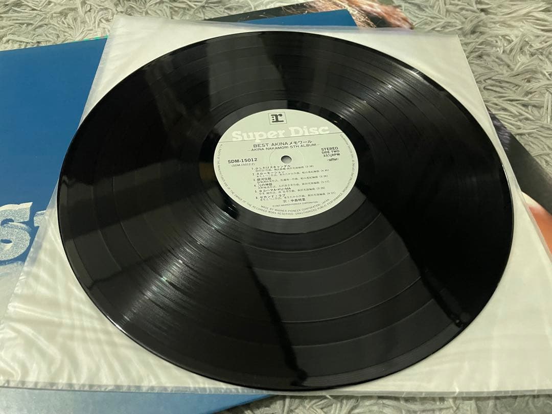 中森明菜 BEST メモワール SUPER DISC LP