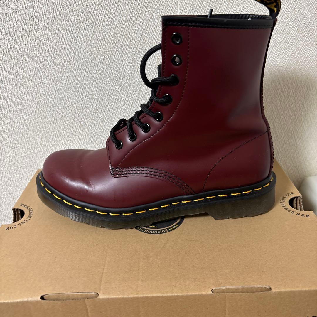 靴 Dr. Martens 1460 W Cherry Red 8 UK