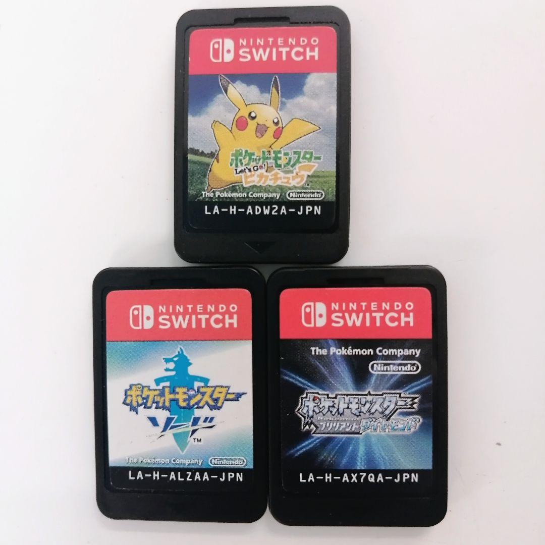 Let's Go! ピカチュウ＆ ソード＆ ブリリアントダイヤモンド 3本セット