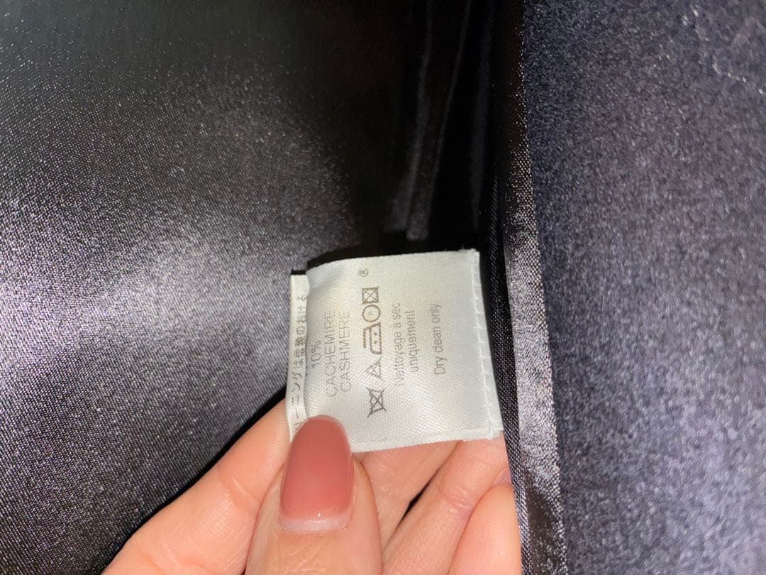 CELINE 値下げウール　カシミヤ混　トリオンフコート　ロング丈
