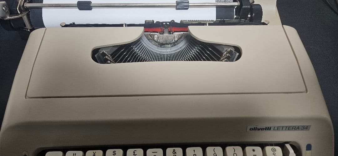 olivetti LETTERA 34 完動品 リボン交換済み