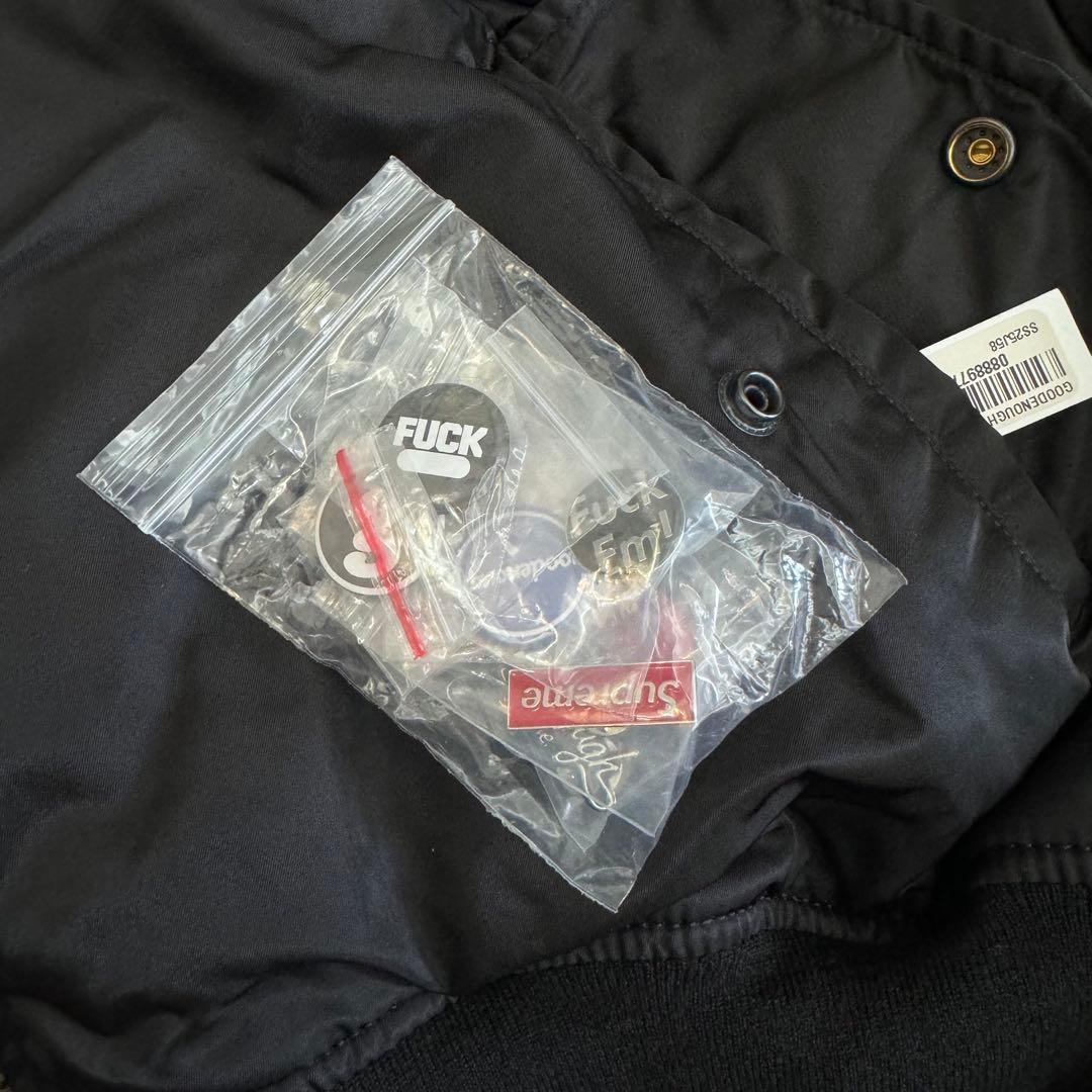 Supreme x GOODENOUGH Reversible MA-1 黒 M