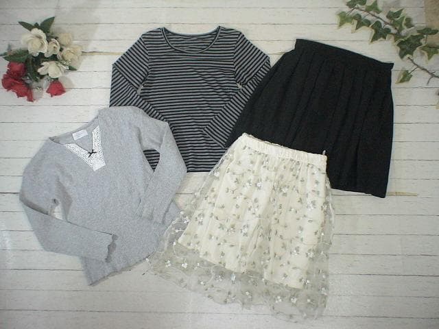 よ*け様 30-6707　子供服　女の子　まとめ売り　55着　130/140㎝サ