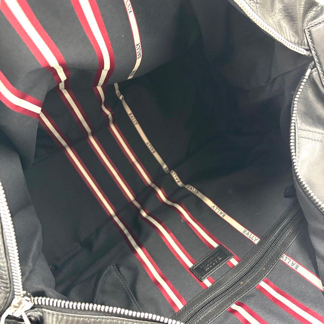 美品 バリー 2way ボストンバッグ トレインスポッティング 南京錠 鍵付 黒