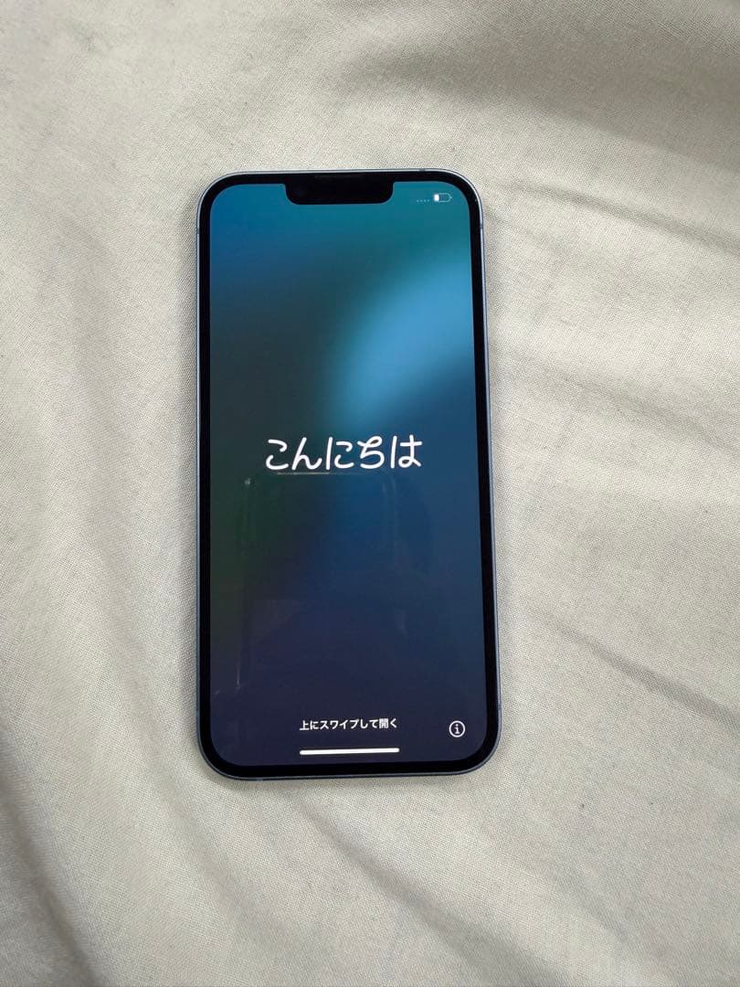 SIMフリー　バッテリー87% iPhone 14 128GB本体 ブルー
