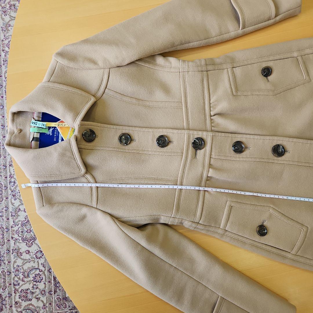 株*ノ様 BURBERRY　ブルーレーベル　 ベージュ ロングコート L　ノバチ