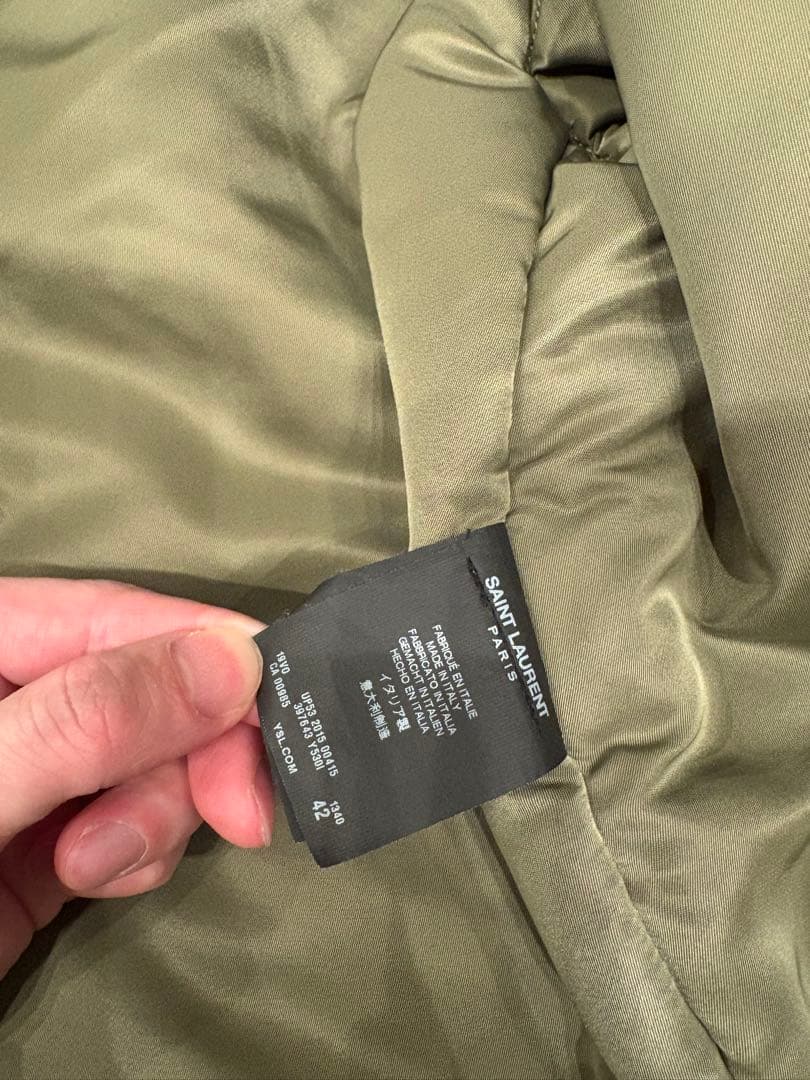saint laurent paris ボンバージャケット　ma-1 サイズ42