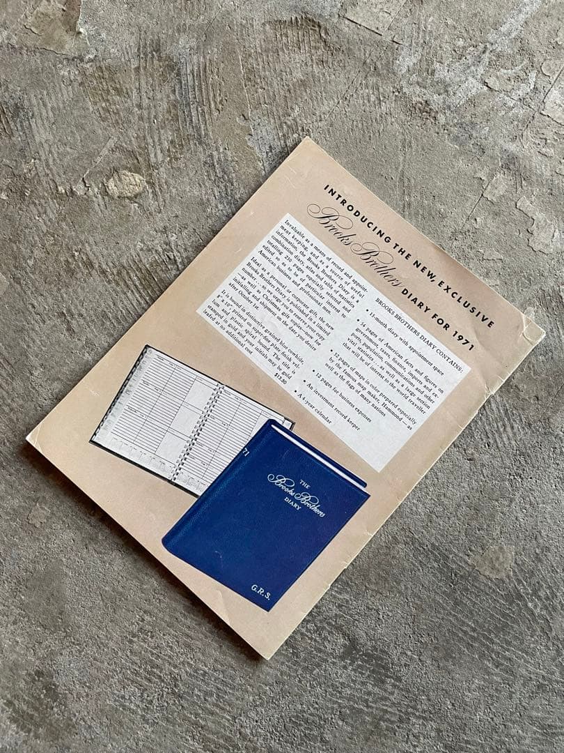 その他 [the vintage] Brooks Brothers FALL 1970