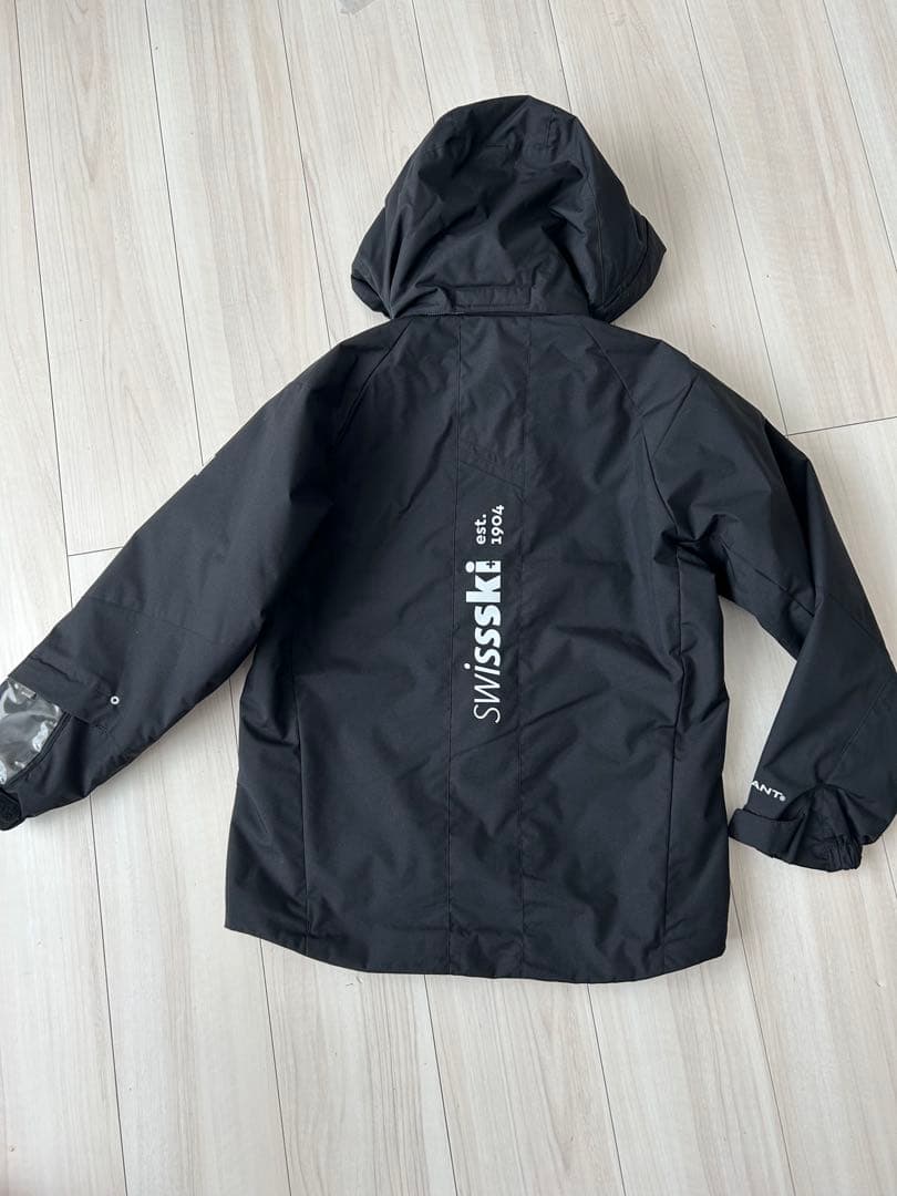 『ちはさん専用』DESCENTE 子供用スキーウェアセット (赤・黒)150
