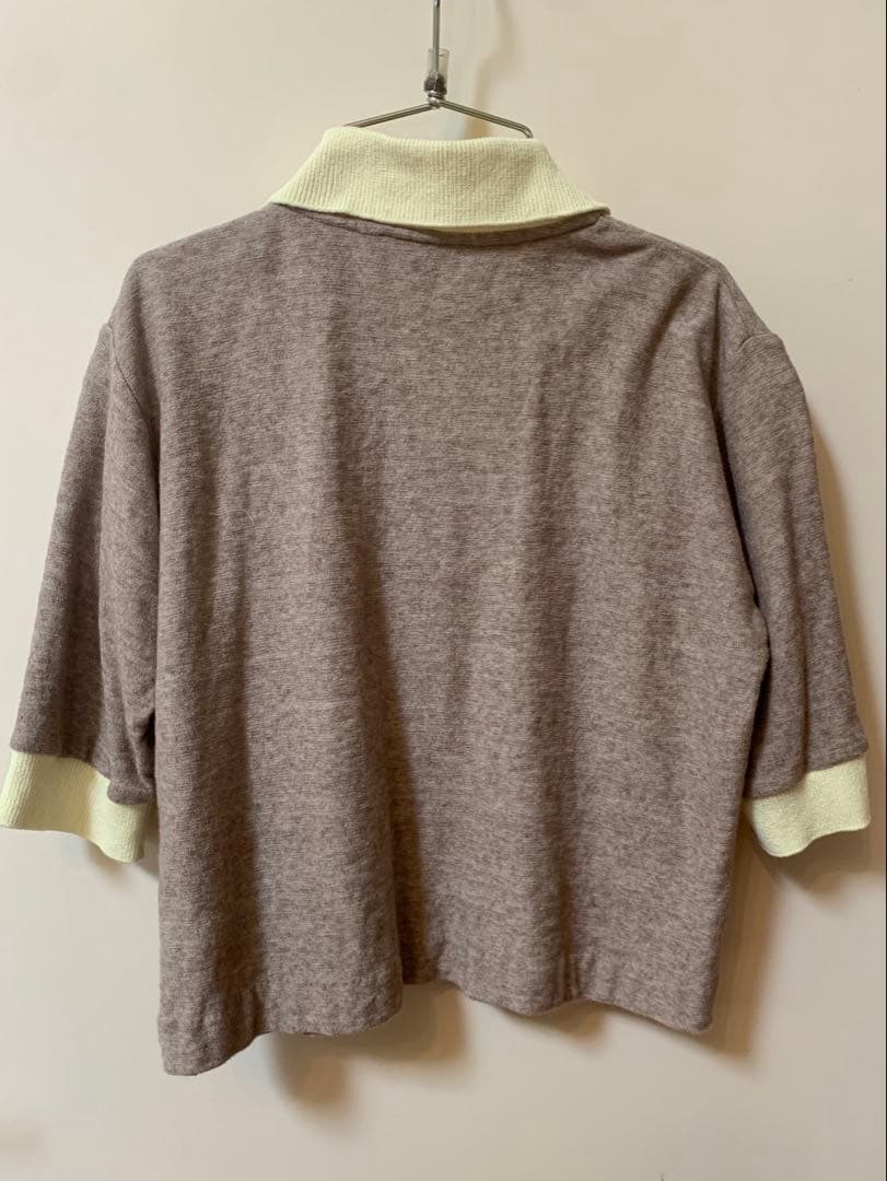 トップス pelleq organic cotton mini pile polo T
