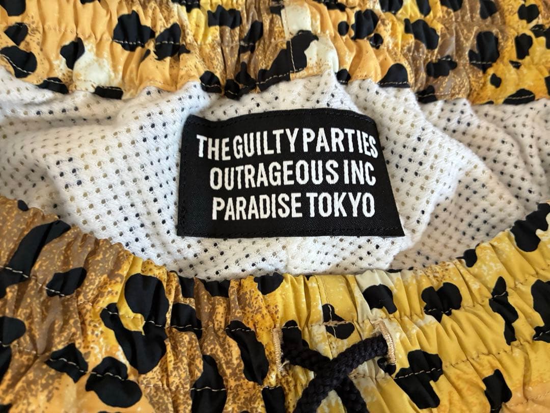 ワコマリアTHE GUILTY PARTIESレオパードパンツ　M