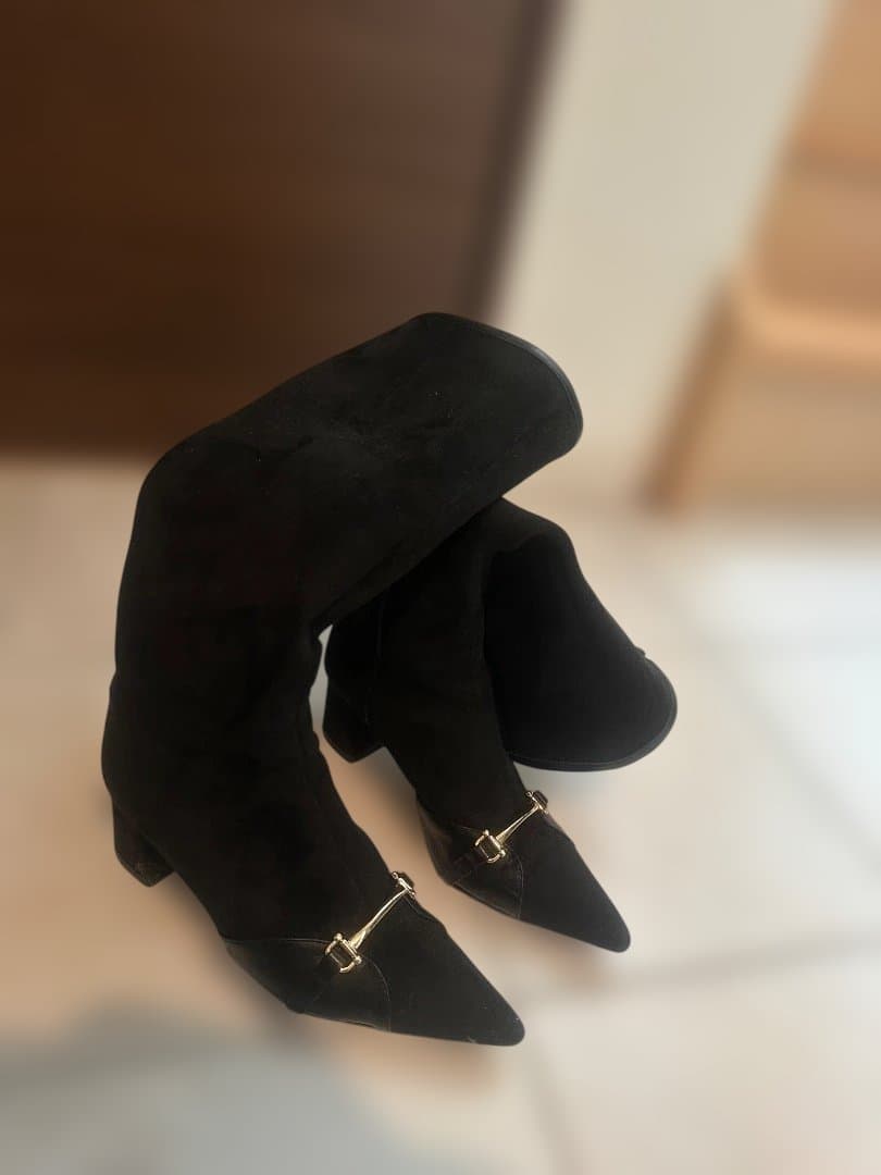 herlipto Cambon Long Boots 23.5 37 ブラック