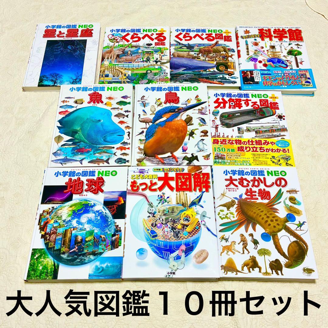 【即日発送】美品 ネオ図鑑 まとめ売り おすすめ 幼児 小学生 10冊セット
