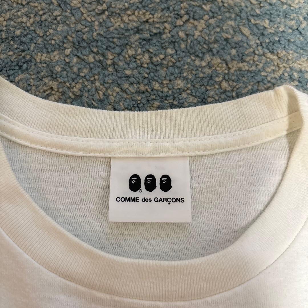 希少　APE✖︎ COMME des GARCONS Tシャツ　L