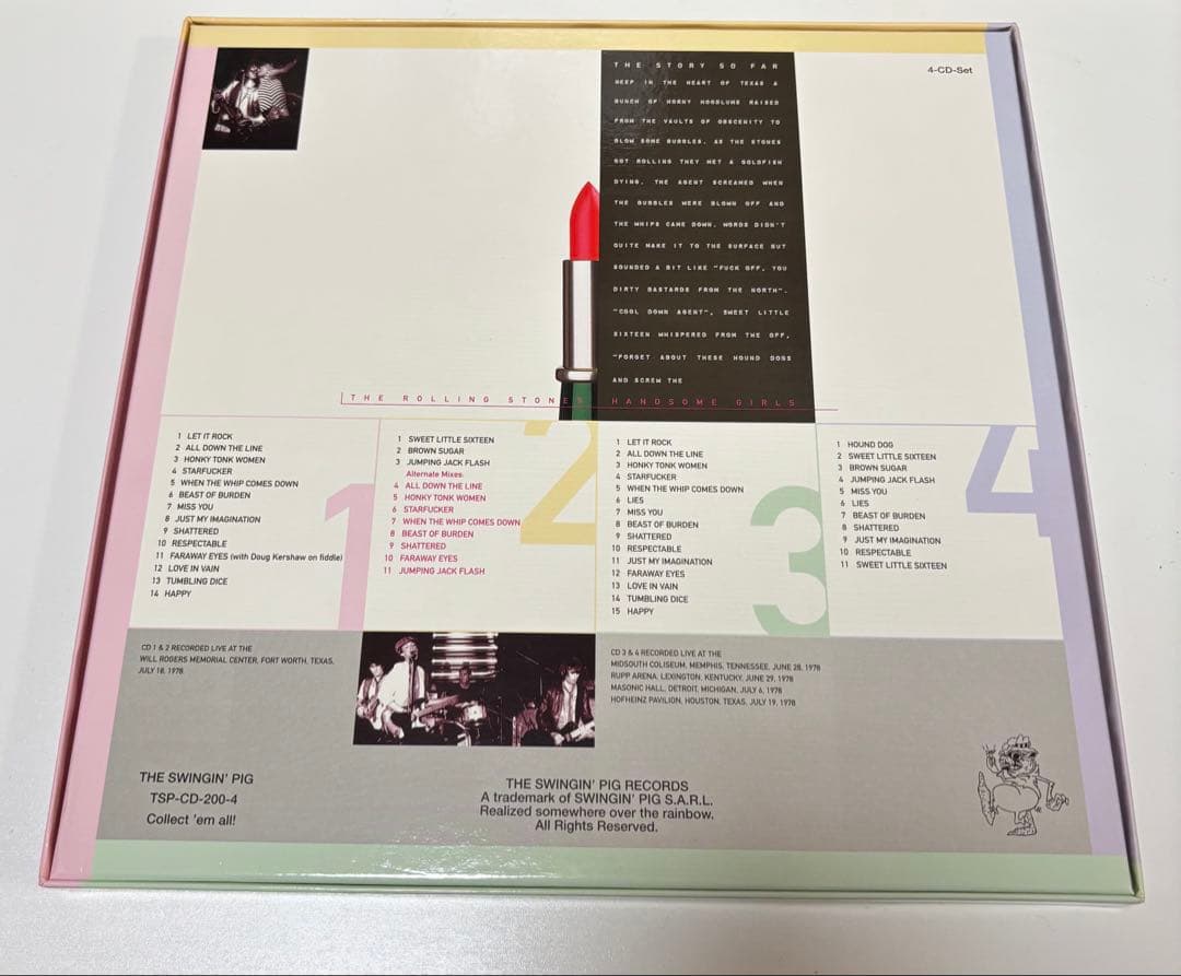 洋楽 ROLLING STONES HANDSOME GIRLS TSP 4CD