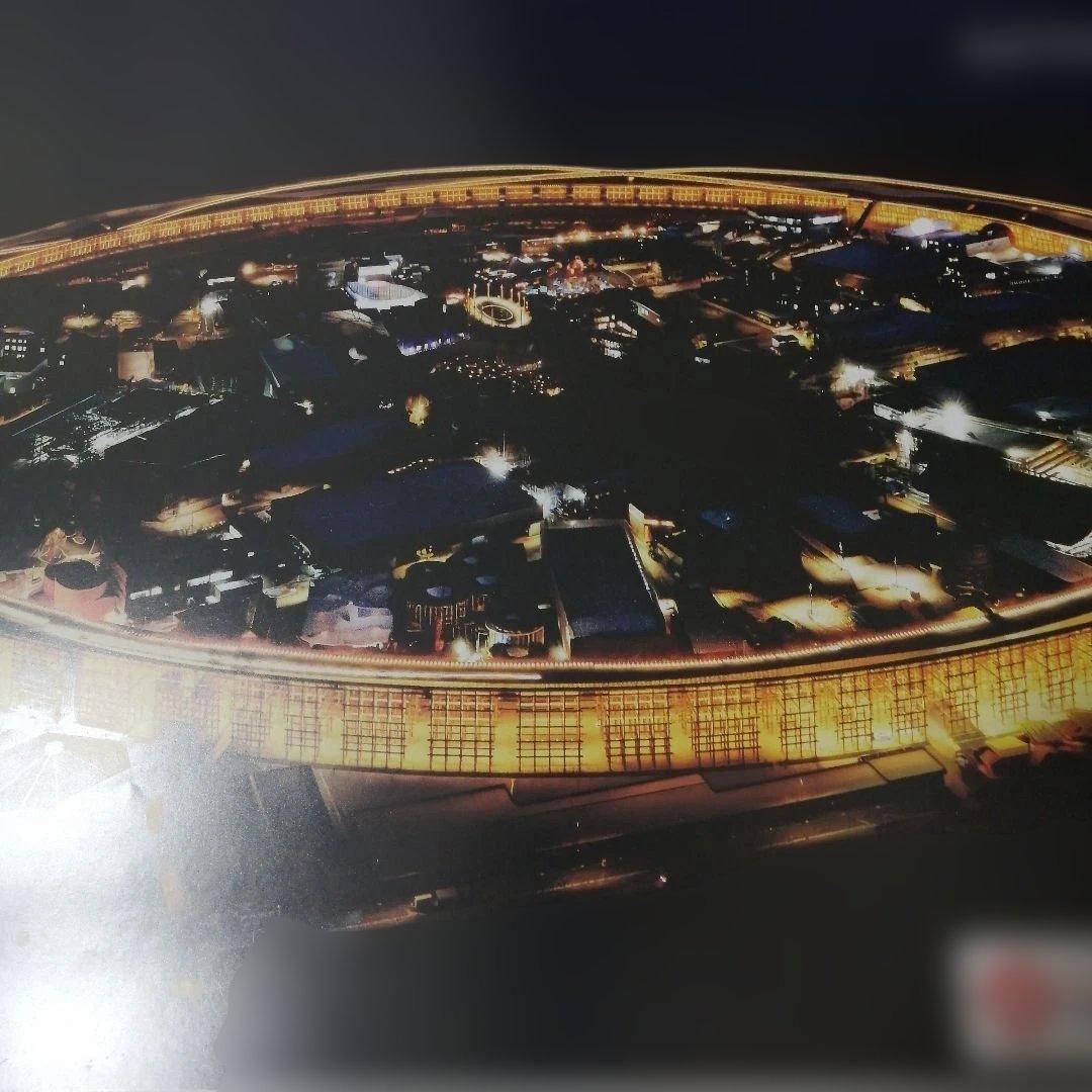 は*み様 大阪 関西万博 大屋根リング 夜景ポスター　B1サイズ EXPO202