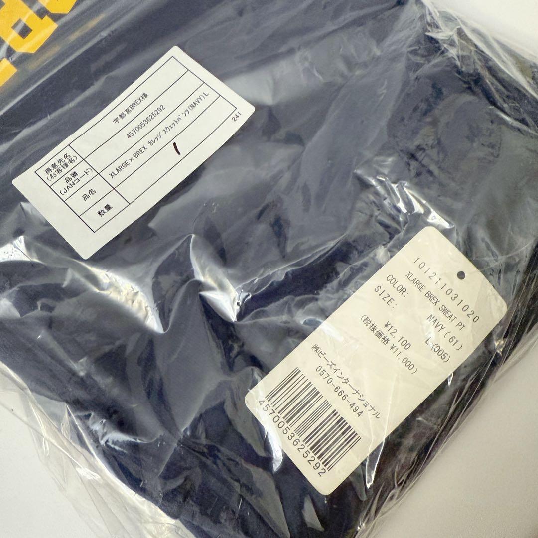 宇都宮ブレックス BREX × XLARGE コラボ カレッジタイプ スウェット