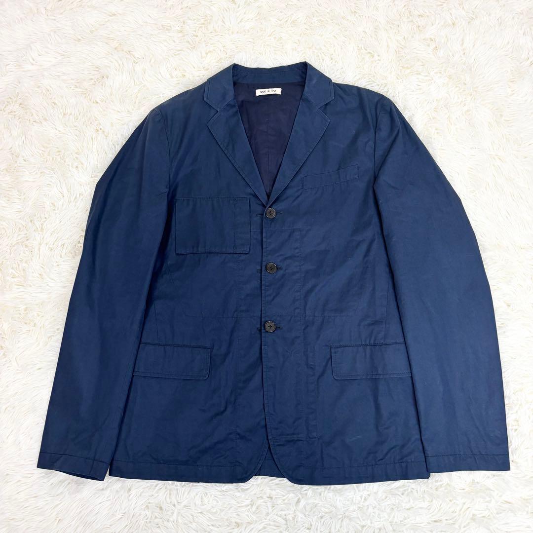【美品】MARNI テーラードジャケット ネイビー　変形
