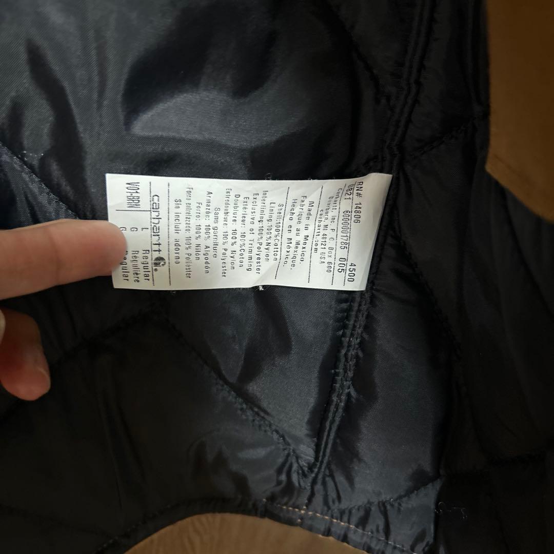 Carhartt ブラウンワーク ベストＬ