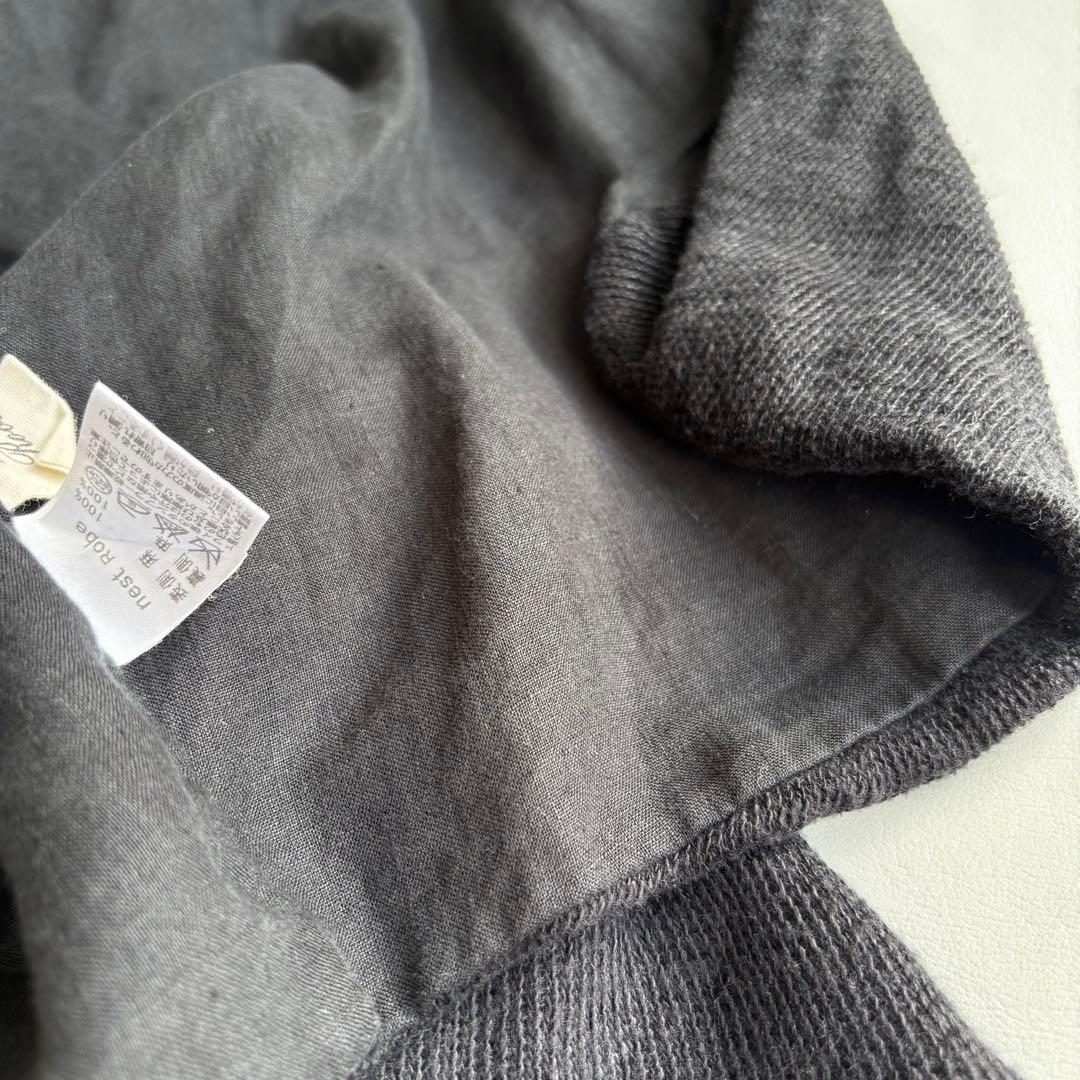 nest robe ネストローブ　リネン100% ブラック　ニット
