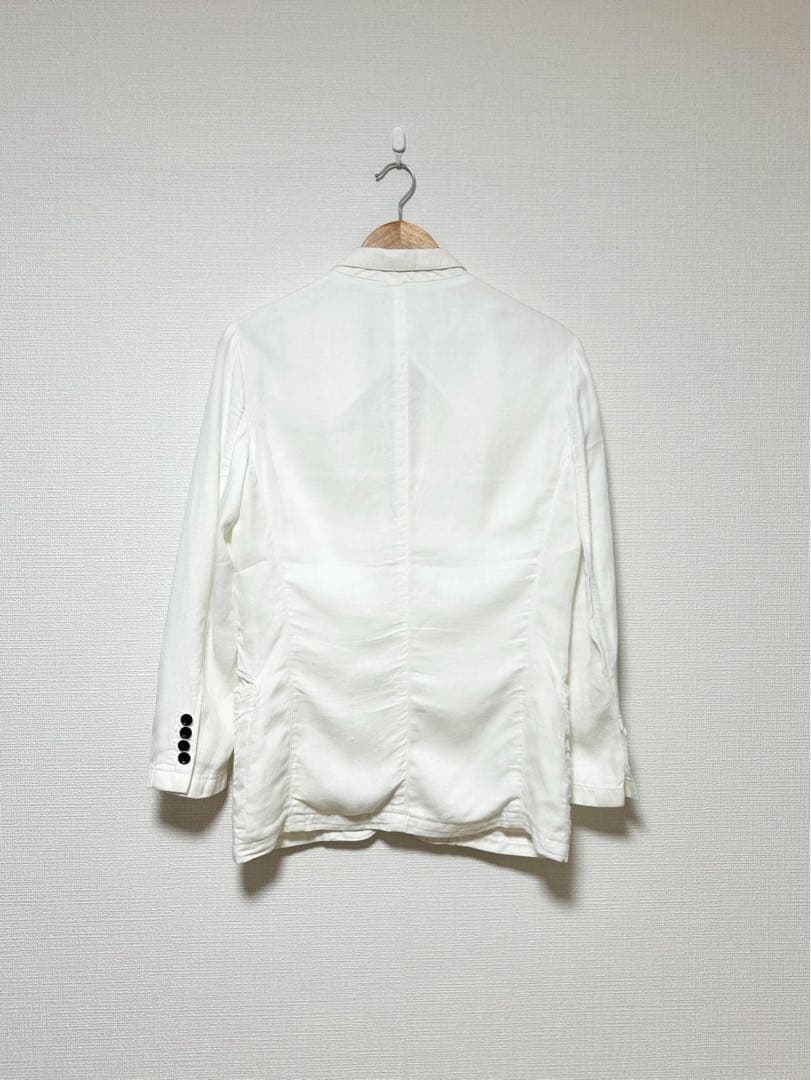 美品 ARMANI COLLEZIONI リネン テーラードジャケット