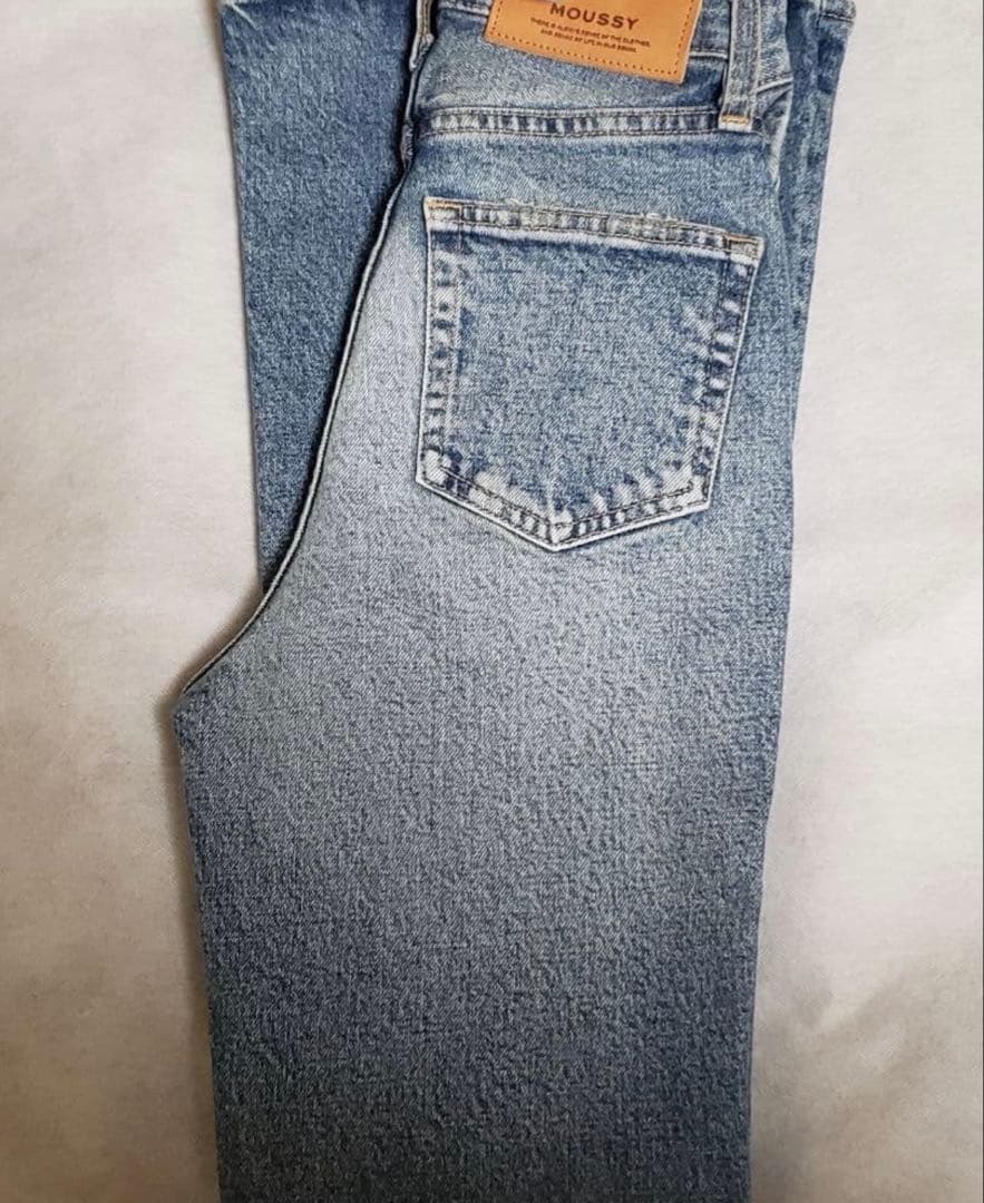 パンツ MOUSSY MVS FLARE BLU 22