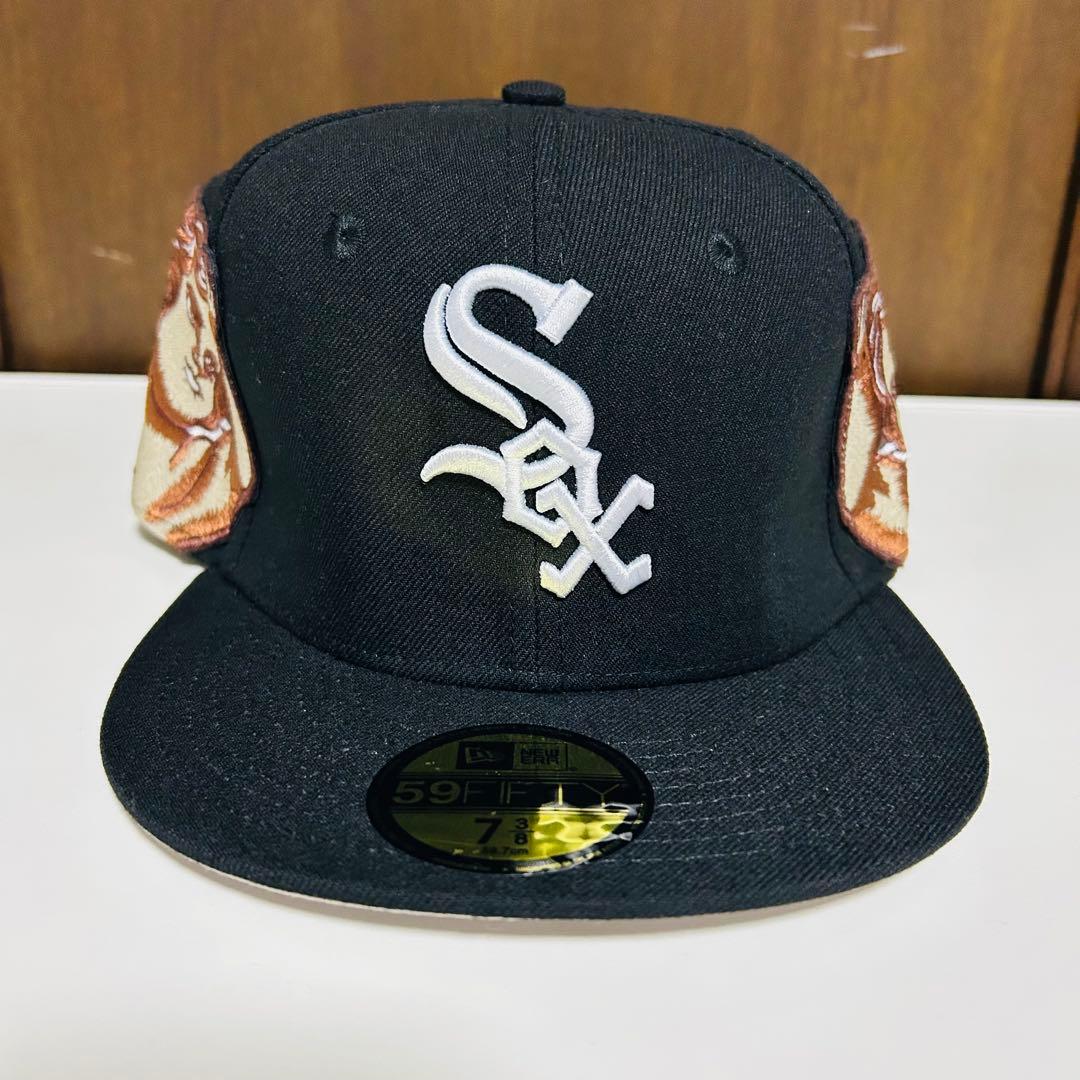 ぶ*り様 新品　ニューエラ　ホワイトソックス　キャップ　58.7センチ
