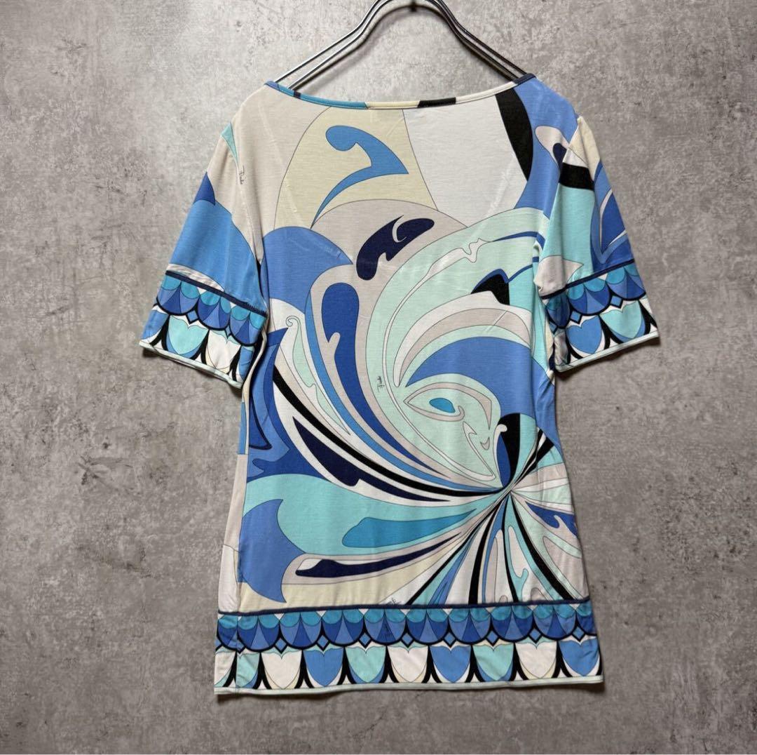 EMILIO PUCCI エミリオプッチ　Tシャツ　カットソー　プッチ柄 XS