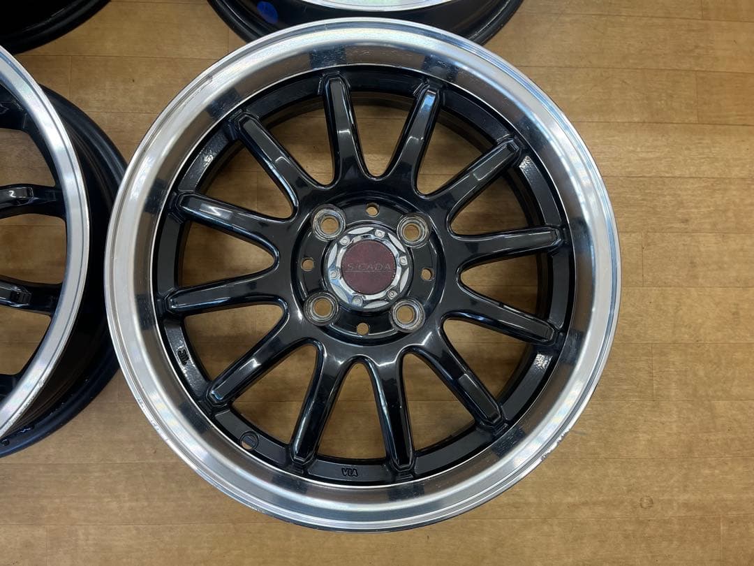 期【現品限り】軽自動車用 中古アルミホイール 15インチ4本セット