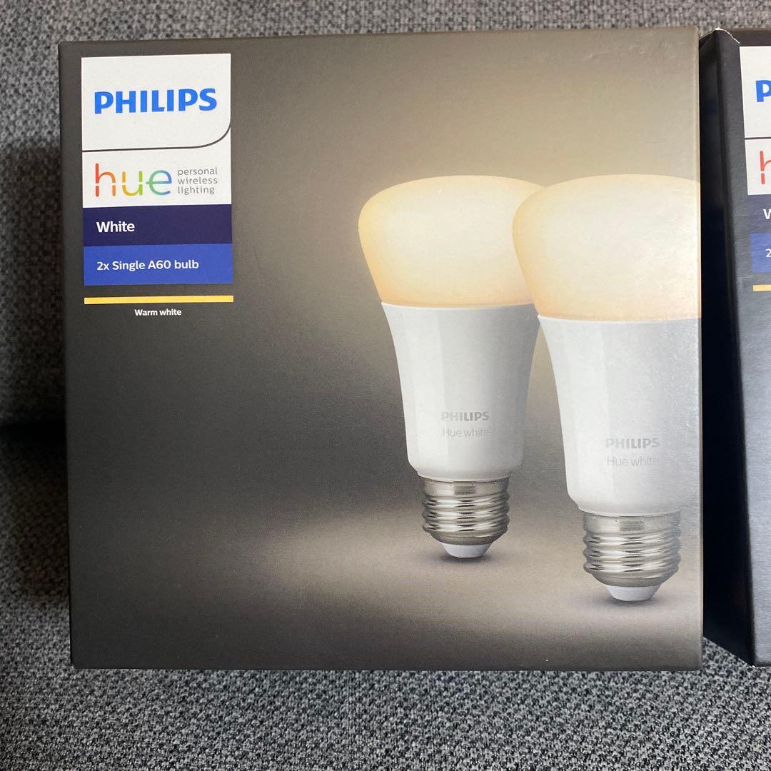 【未開封】PHILIPS hue ホワイト シングルランプA60 2個×２箱