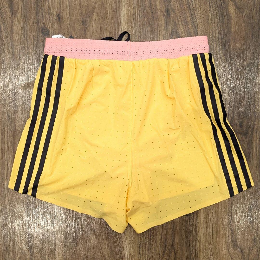 ■adidas ADIZERO Pro Elite ショーツ 黄XL アディゼロ