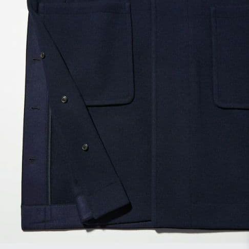 UNIQLO +J ジルサンダー ウール オーバーサイズ ダッフルコート 黒 M