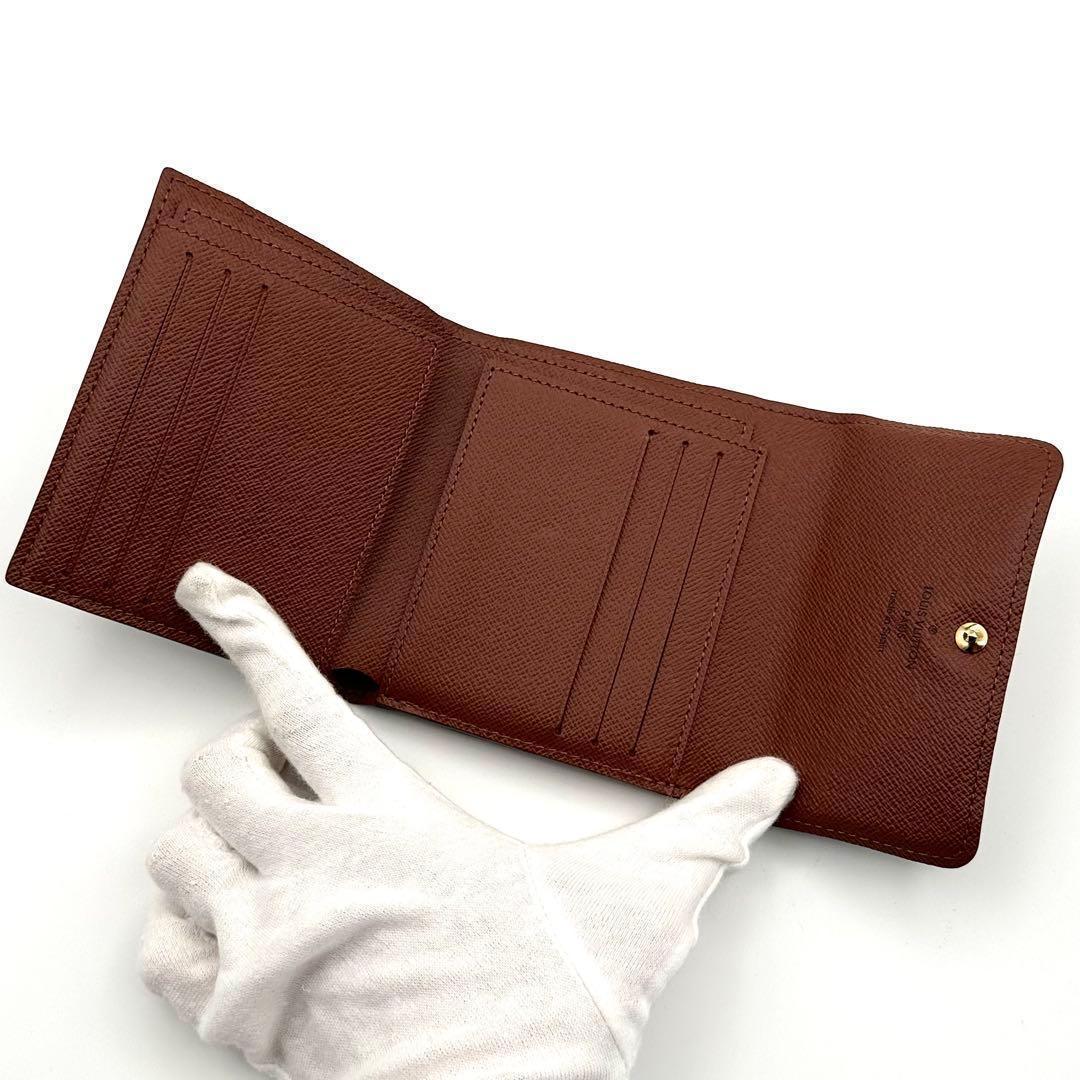 【希少/極美品】ルイヴィトン モノグラム ポルトフォイユ アナイス 三つ折り財布